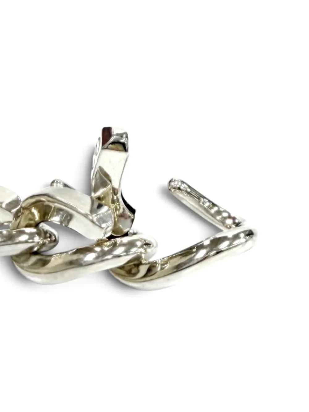 Tiffany & Co Forge Large Link Bracelet 16 Links Silver 18